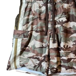 OP Ocean Pacific Camo Swim Shorts Men XL Trunks Board Summer Spring Surf Pockets